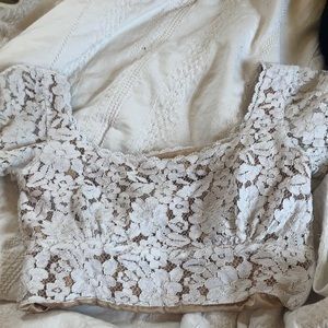 lottie moss bustier top